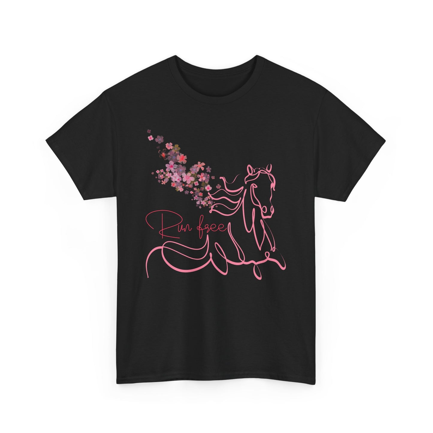 Run Free Collection - Black T-Shirt