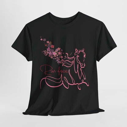 Run Free Collection - Black T-Shirt