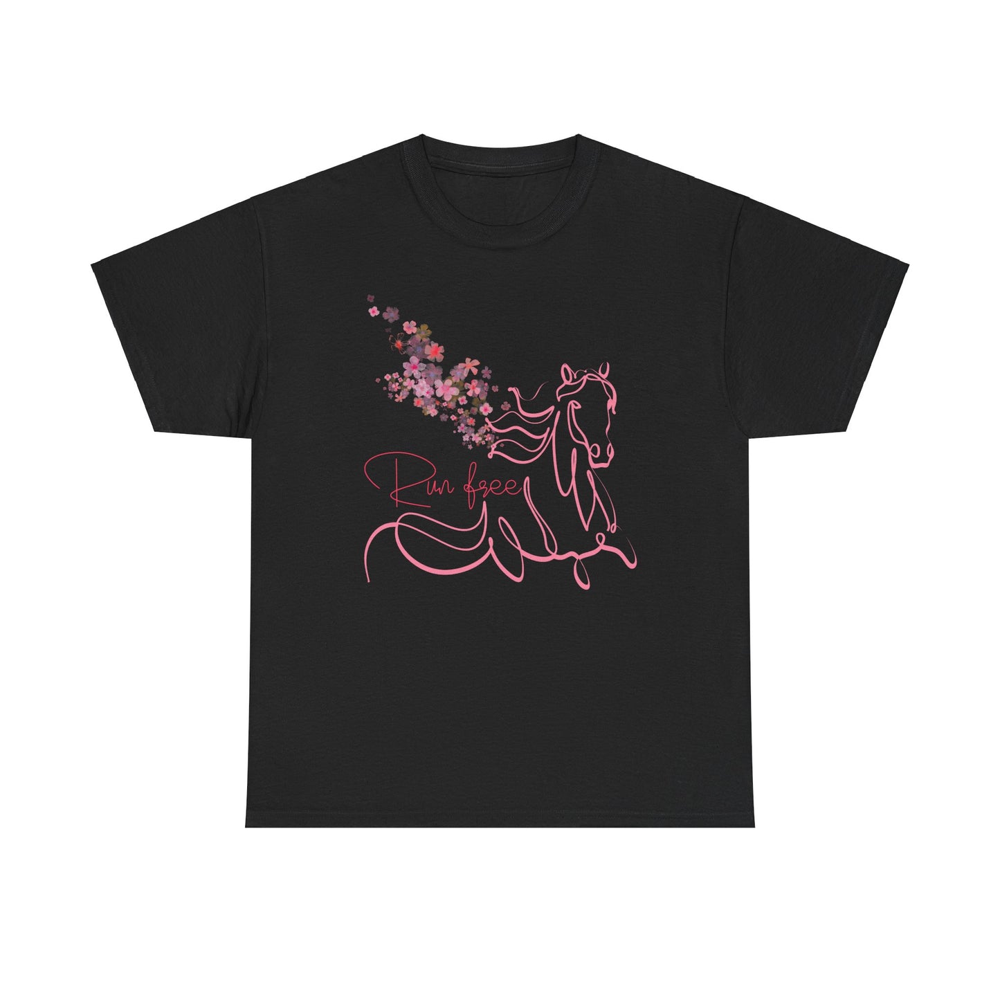 Run Free Collection - Black T-Shirt