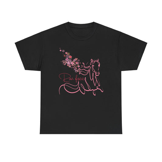 Run Free Collection - Black T-Shirt