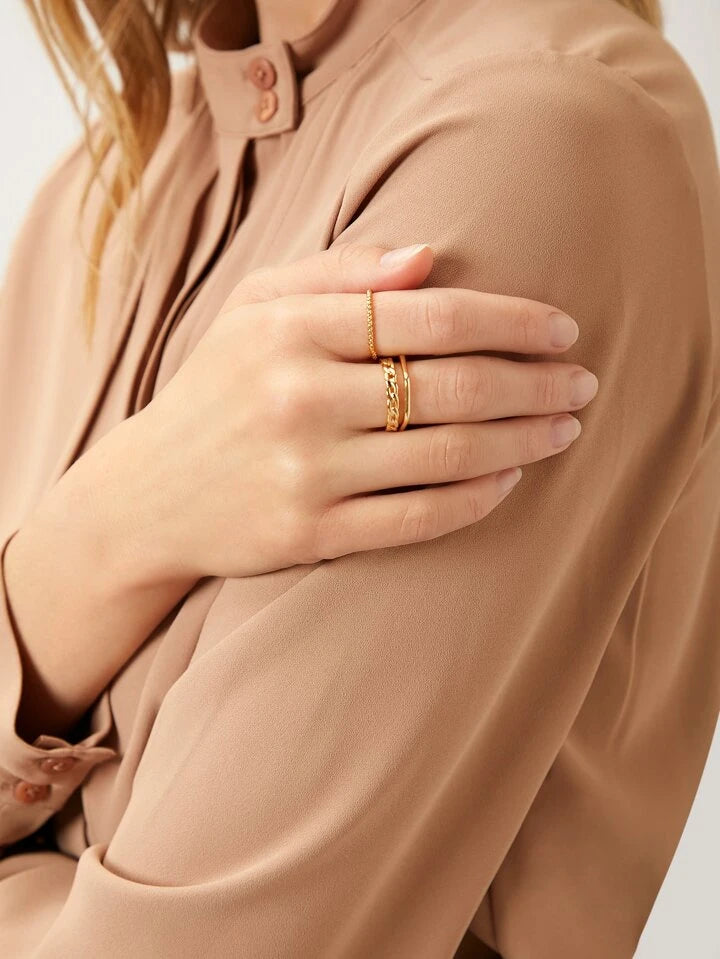 Gold Stacking Rings