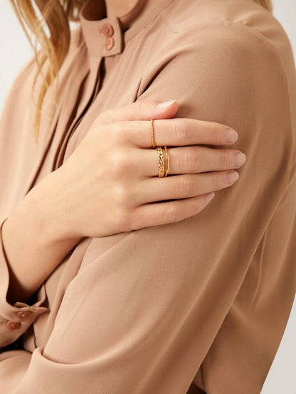 Gold Stacking Rings
