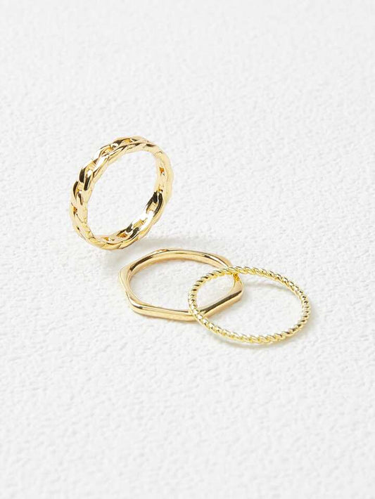 Gold Stacking Rings