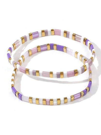 Kids Enamel Stretch Bracelets