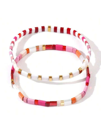 Kids Enamel Stretch Bracelets