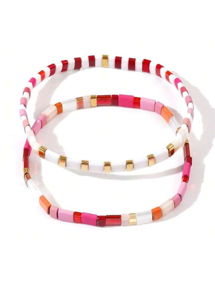 Kids Enamel Stretch Bracelets