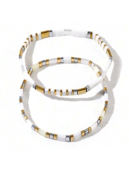 Kids Enamel Stretch Bracelets