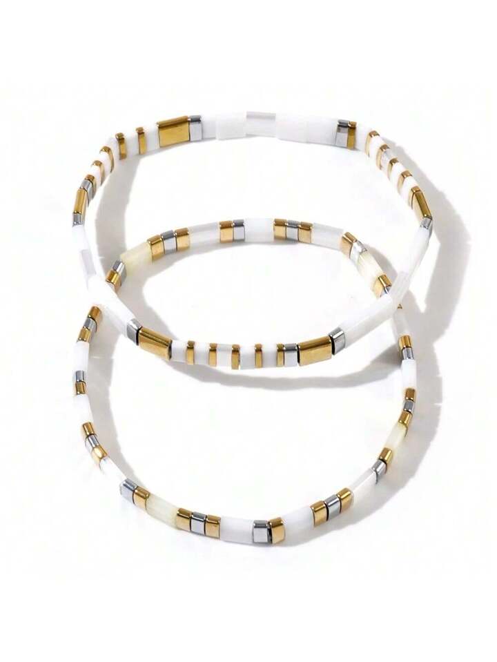 Kids Enamel Stretch Bracelets