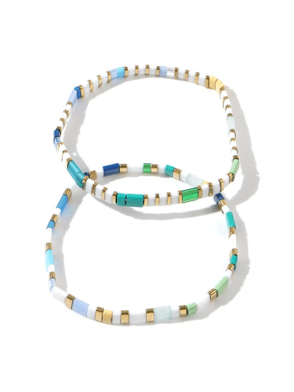 Kids Enamel Stretch Bracelets